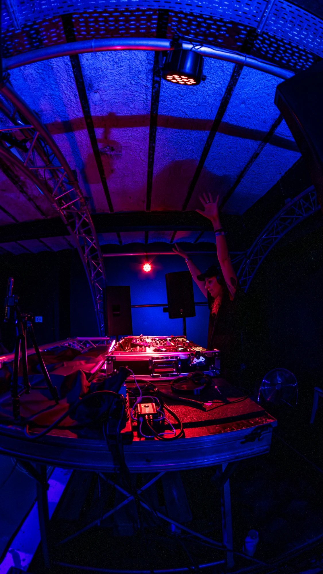 Midnight Pressure, le booth sous la structure